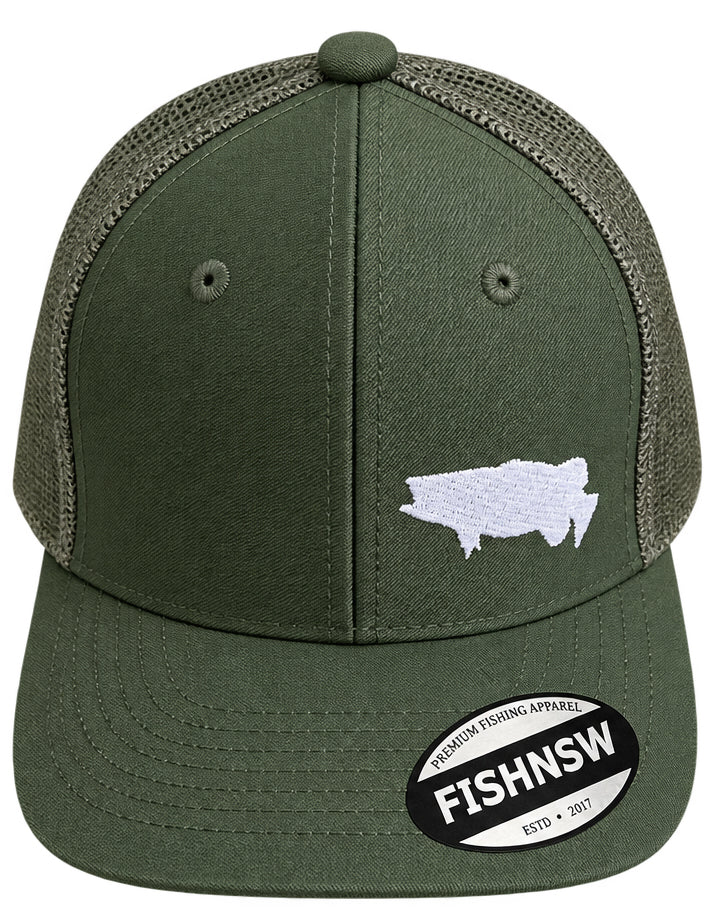 Premium Curved Truckers Hat - Murray Cod